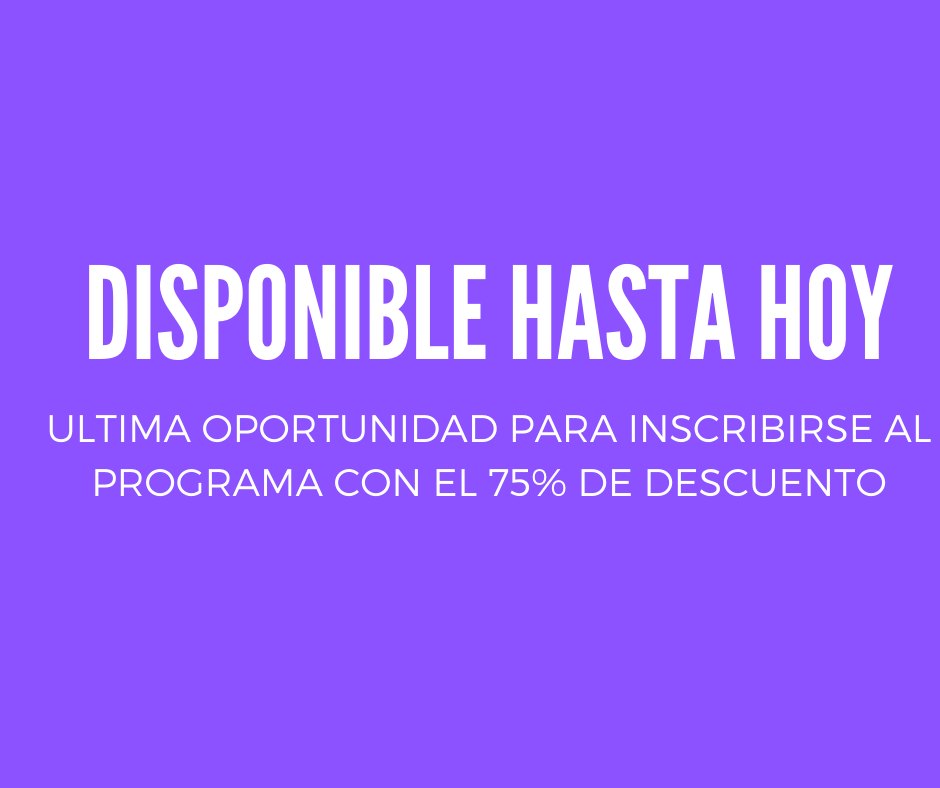 Disponible hasta hoy 75%